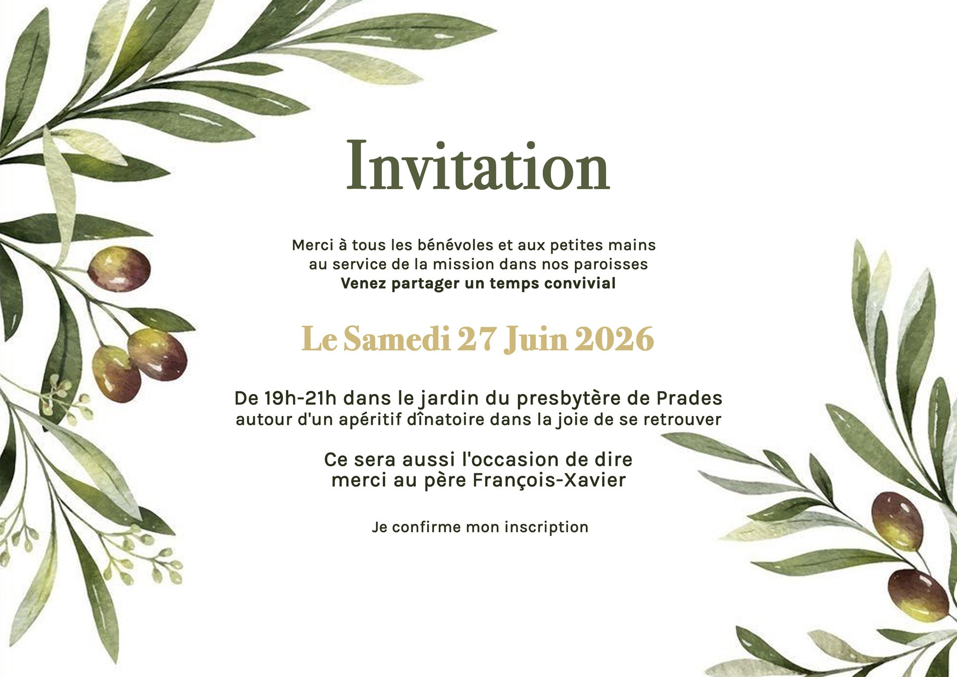 soirée bénévoles   invotation