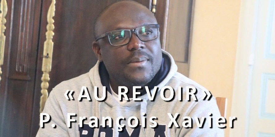 pavé au revoir P.Francois Xavier