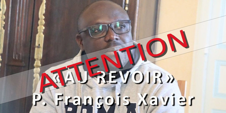 pavé au revoir P.Francois Xavier attention copie