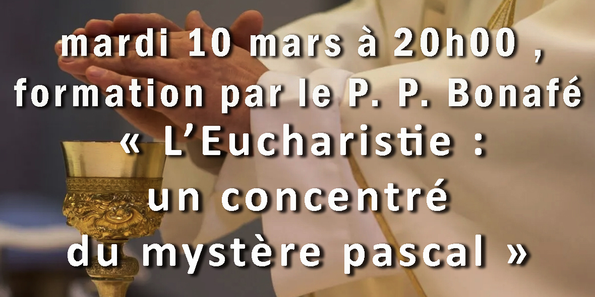 pavé formation P. Bonafé   la messe 1
