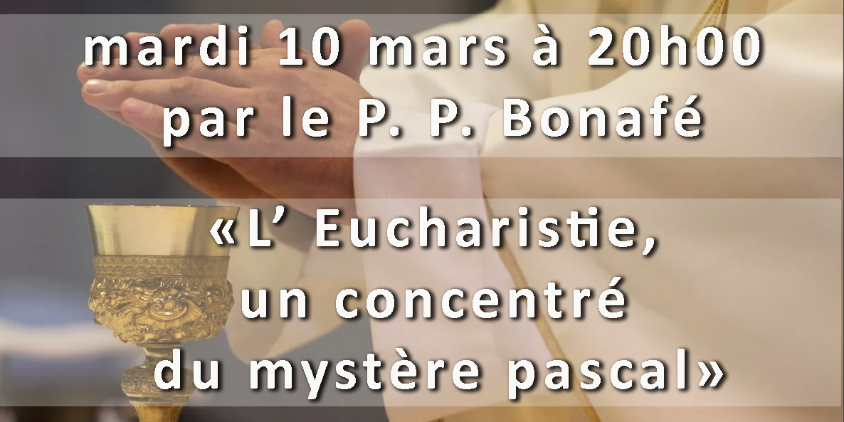 pavé formation carême 2026   lEucharistie  1